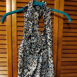 Blue/Black Printed Tank